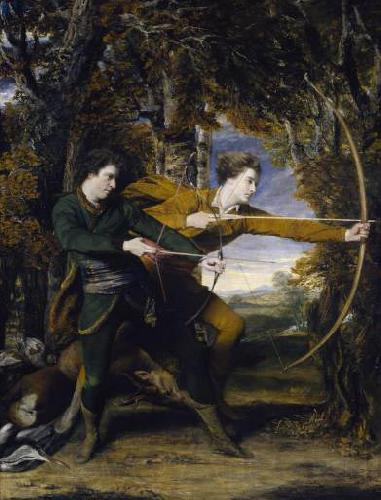 Sir Joshua Reynolds Colonel Acland and Lord Sydney, 'The Archers Germany oil painting art
